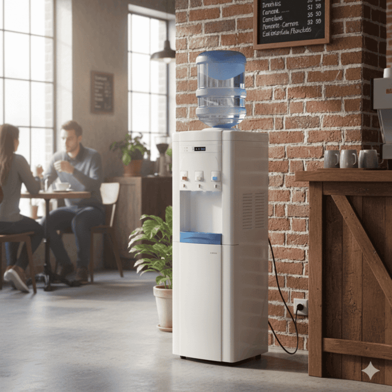 Blue Star Water Dispenser with Storage Cabinet (BWD3FMCGA)