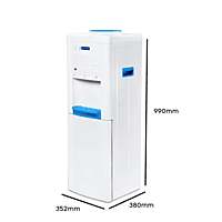 Dimension of Blue Star Water Dispenser with Storage Cabinet (BWD3FMCGA)