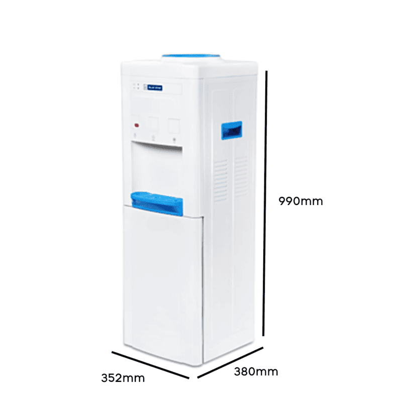 Dimension of Blue Star Water Dispenser with Storage Cabinet (BWD3FMCGA)