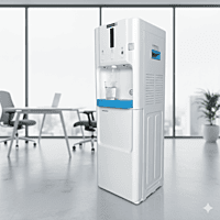 Office water dispenser Blue Star BWD3FMCUA with storage.