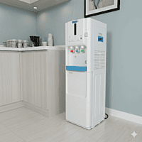 Blue Star BWD3FMCUA floor mounted water cooler with LED indicators and easy-push taps. Blue Star BWD3FMCUA floor mounted water cooler with LED indicators and easy-push taps.