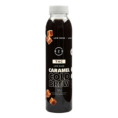 BZB THC Caramel Cold Brew Coffee | Case of 12