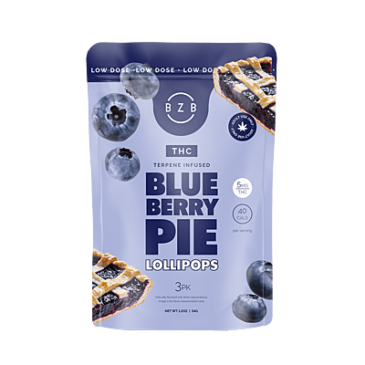 BZB 5mg THC Terpene Lollipops 3 pack | Case of 10