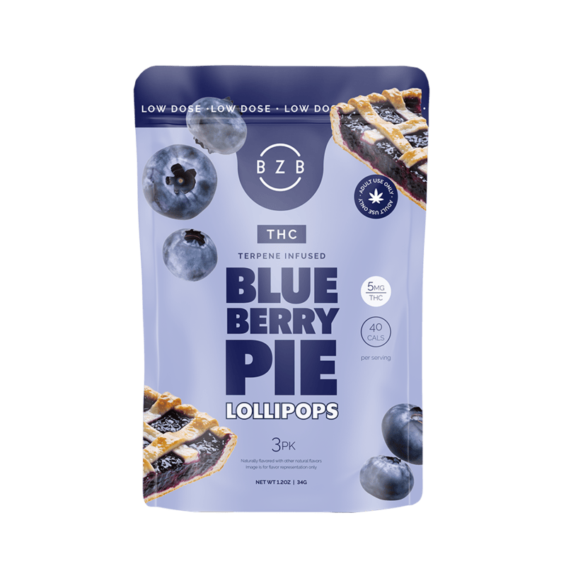 BZB 5mg THC Terpene Lollipops 3 pack | Case of 10