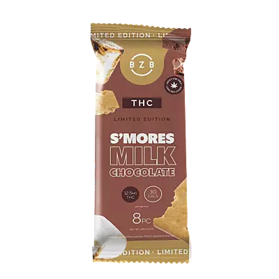 Delta-9 THC Chocolate Bar - Smore's, 100mg | 1 Box of 15 Bars (Seasonal)