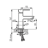 STANDING WASHBASIN MIXER-ZICCO