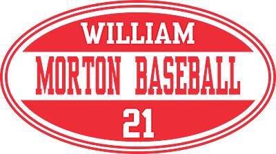 Personalized Vinyl Baseball Oval Sports Decals – Custom Team & Player Stickers