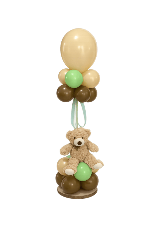 Balloon Table Centerpiece — Green / Mesa de globo Centro de mesa — Verde