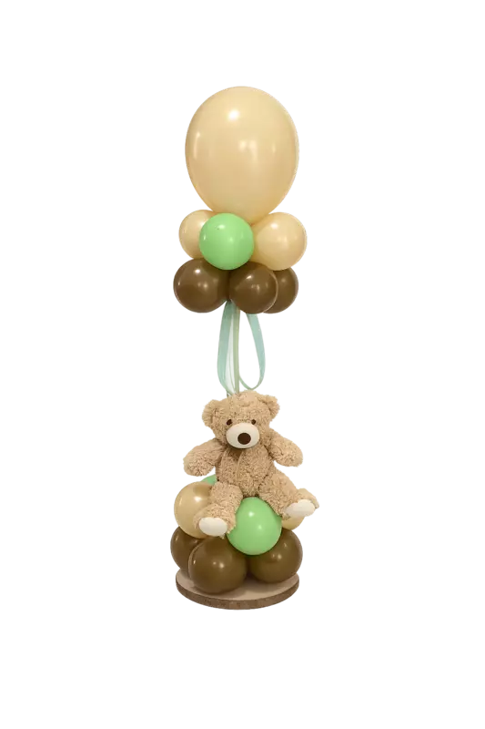 Balloon Table Centerpiece — Green / Mesa de globo Centro de mesa — Verde