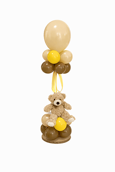 Balloon Table Centerpiece — Yellow / Mesa de globo Centro de mesa — Amarillo