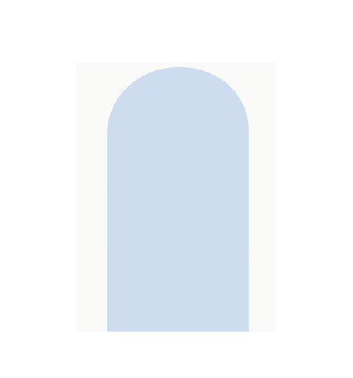 Backdrop Arch Cover only 7.7ft - Light Blue / Solo cubierta de arco de fondo - Azul claro