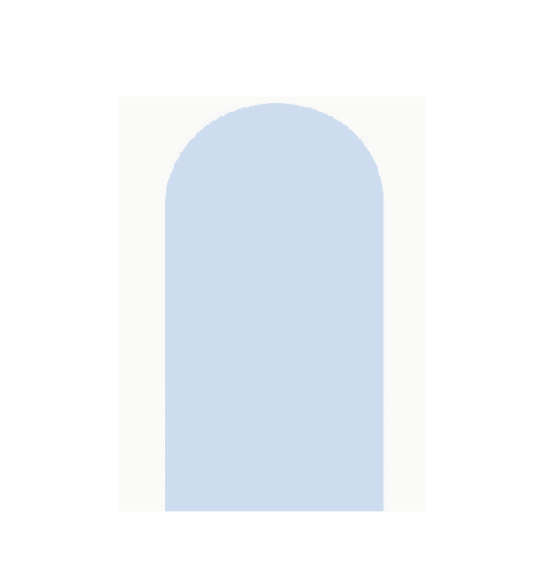 Backdrop Arch Cover only 7.7ft - Light Blue / Solo cubierta de arco de fondo - Azul claro