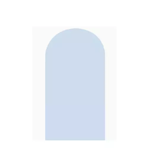 Backdrop Arch Cover only 7.7ft - Light Blue / Solo cubierta de arco de fondo - Azul claro