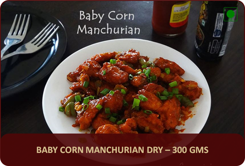 Baby Corn Manchurian Dry - 300 Gms Baby Corn Manchurian Dry - 300 Gms