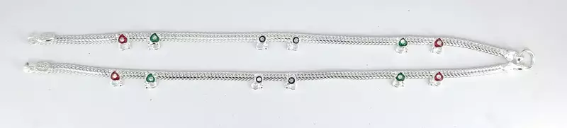 Baby Shower Silver Payal Wholesale