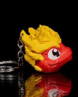 Baby Fire Dragon Keychain