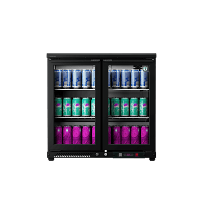 Commercial Hoshizaki RBW-95 back bar fridge featuring 226 litres storage capacity.