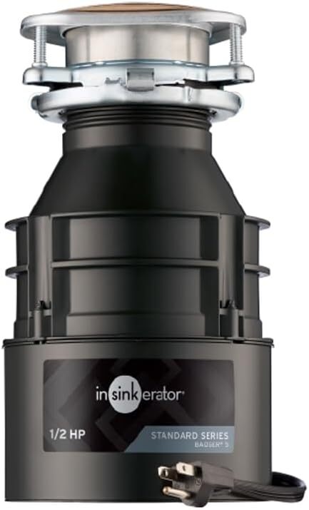 InSinkErator Badger 5XL Continuous Feed 1/2-HP Septic Safe Non-corded Garbage Disposal