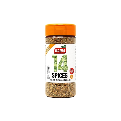 10129 Badia 14 Spices All Purpose Seasoning 120.5g X 6