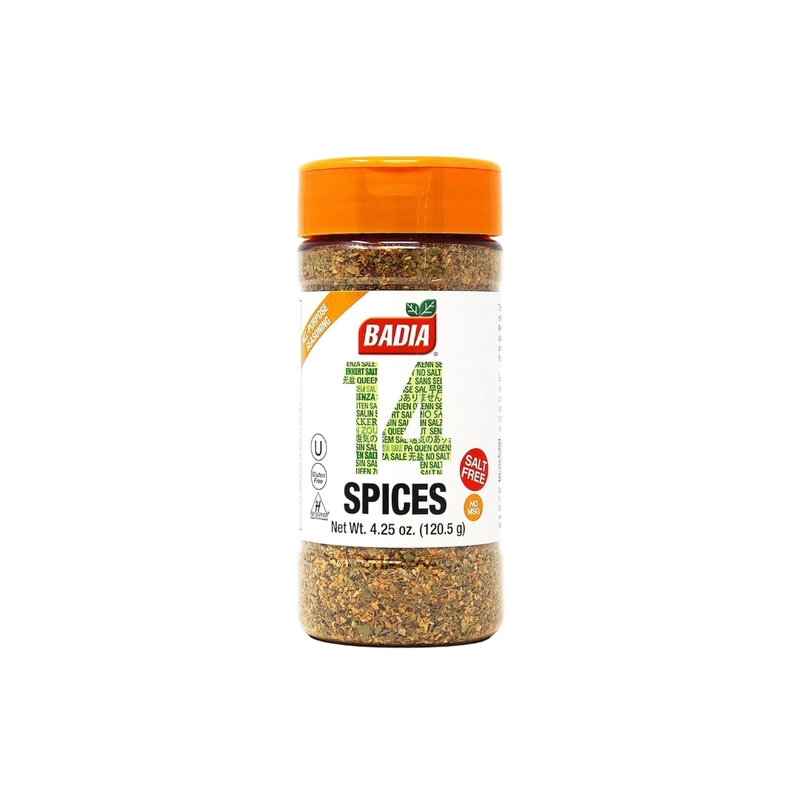 10129 Badia 14 Spices All Purpose Seasoning 120.5g X 6