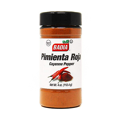 25211 Badia Cayenne Pepper - Pimenta Roja 113.4g X 6