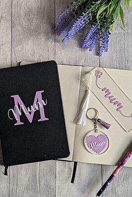 Notebook, Bookmark & Keychain Combo Gift Set