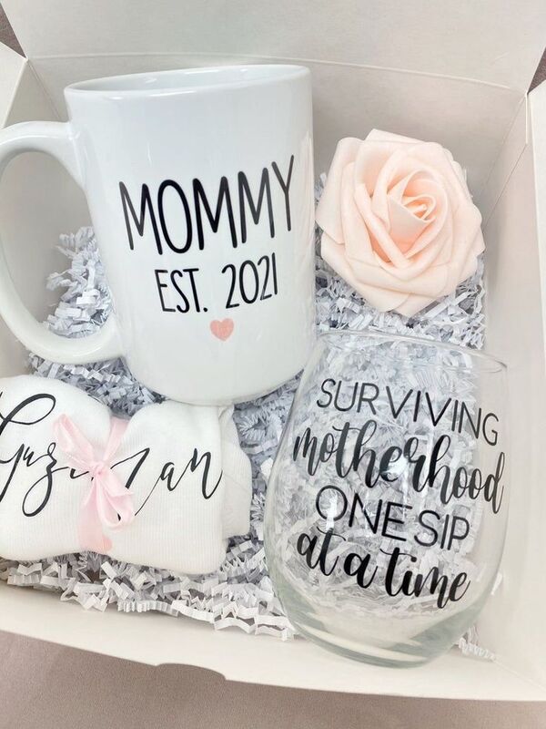 Mug, Wine Glass & Keepsake Set Gift Combo
