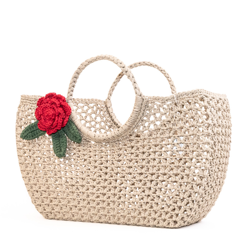 Bag Beach Brown Medium