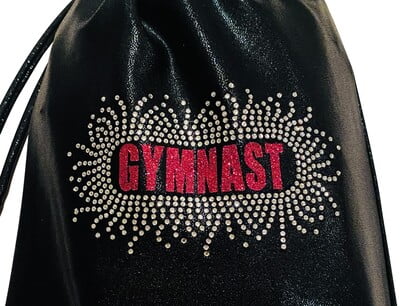 BLACK & HOT PINK SHINY MYSTIQUE GRIP BAG BLACK & HOT PINK SHINY MYSTIQUE GRIP BAG