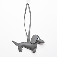 Bag Charm Dachshund Grey