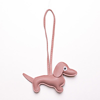 Bag Charm Dachshund Light Pink