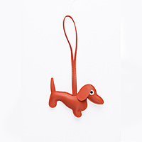 Bag Charm Dachshund Tangerine