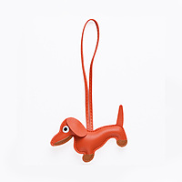 Bag Charm Dachshund Tangerine
