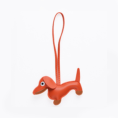 Bag Charm Dachshund Tangerine