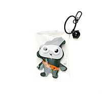 Bag Charm Moss Green Googly Eye Ninja