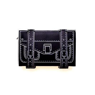 Bag Crossbody Black Mini Radio Box