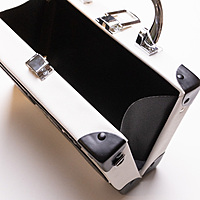 Bag Crossbody White Mini Radio Box