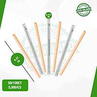 Baggasse Jumbo Straw Eco-Island 3x8" 50/100