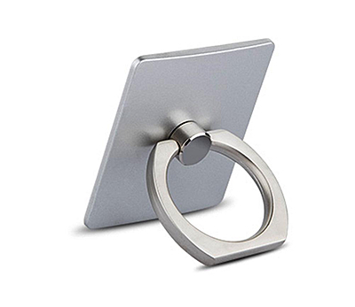 Bague Support Cellulaire Rectangle Silver