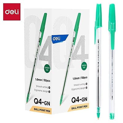 DELI Ballpoint Pen - GREEN