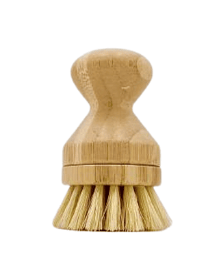 Bamboo Soft Bristle Pot Scrubber