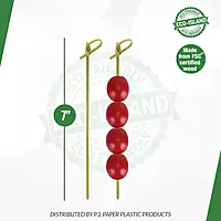Bamboo 7" Knot Food Plain Eco-Island 100/100
