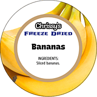 Freeze Dried Bananas