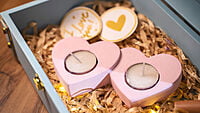 Couple Heart Diya