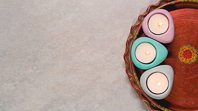 Mini Egg Diya