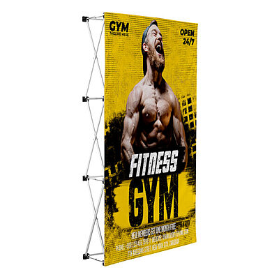 Bannerwall 1.5 x 2.25m, Supplied Complete