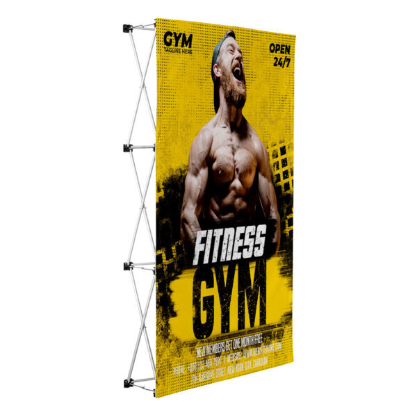 Bannerwall 1.5 x 2.25m, Supplied Complete