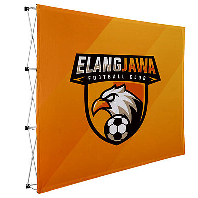 Bannerwall 3 x 3m, Supplied Complete