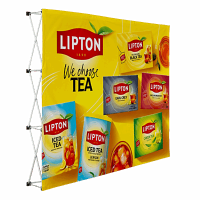 Bannerwall 3.75 x 2.25m, Supplied Complete