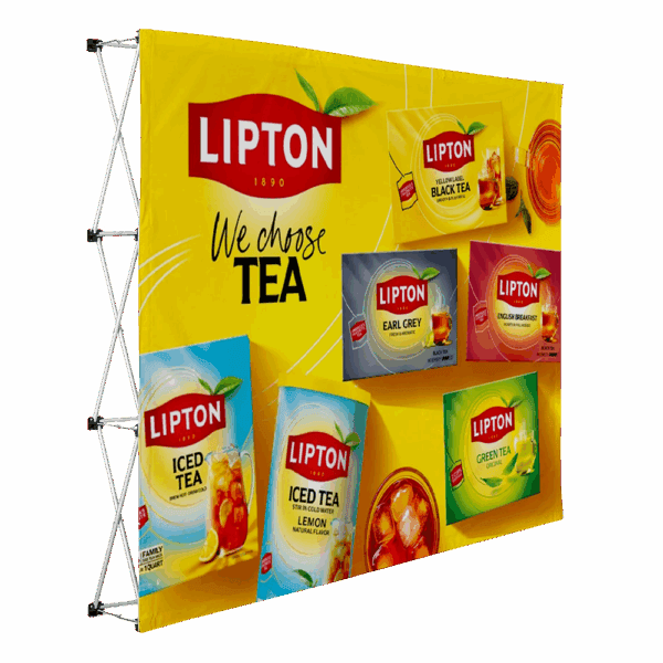 Bannerwall 3.75 x 2.25m, Supplied Complete